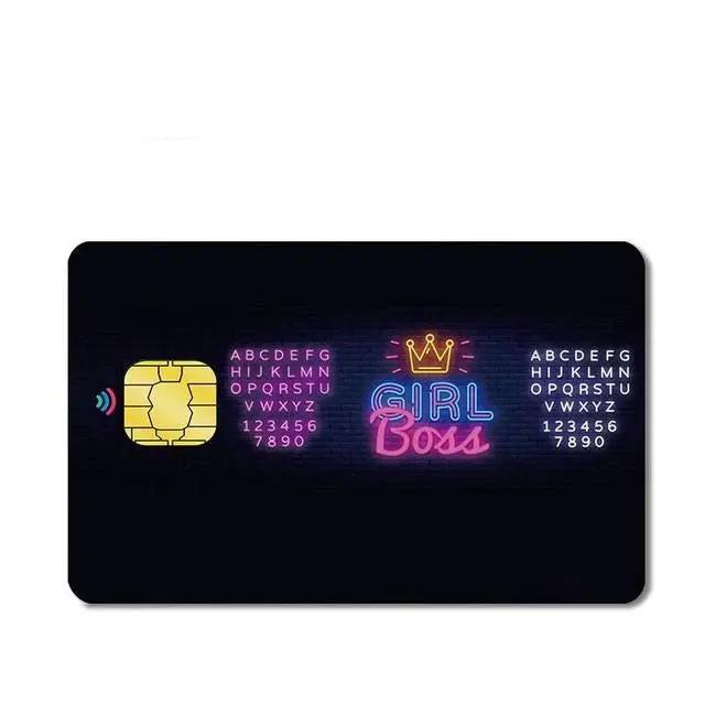GIRLBOSS Custom Vinyl Credit Card Sticker