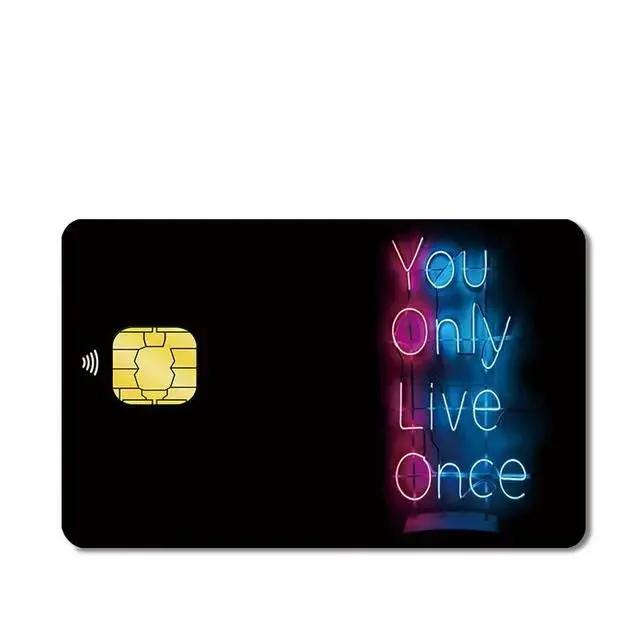 YOLO Custom Vinyl Credit Card Sticker