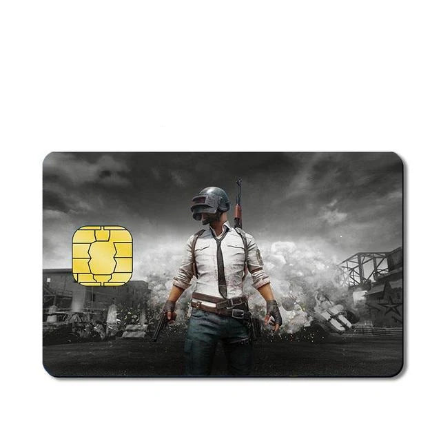 PUBG Custom Vinyl Credit Card Sticker