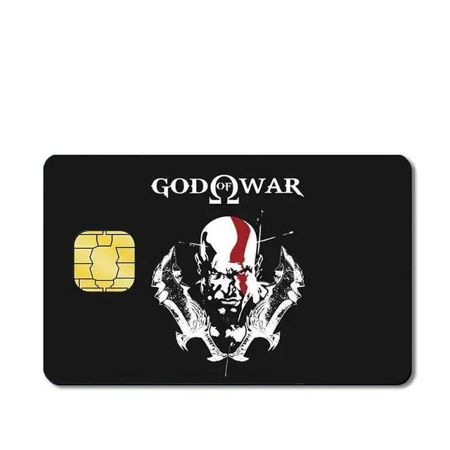 God of War Custom Vinyl Credit Card Sticker