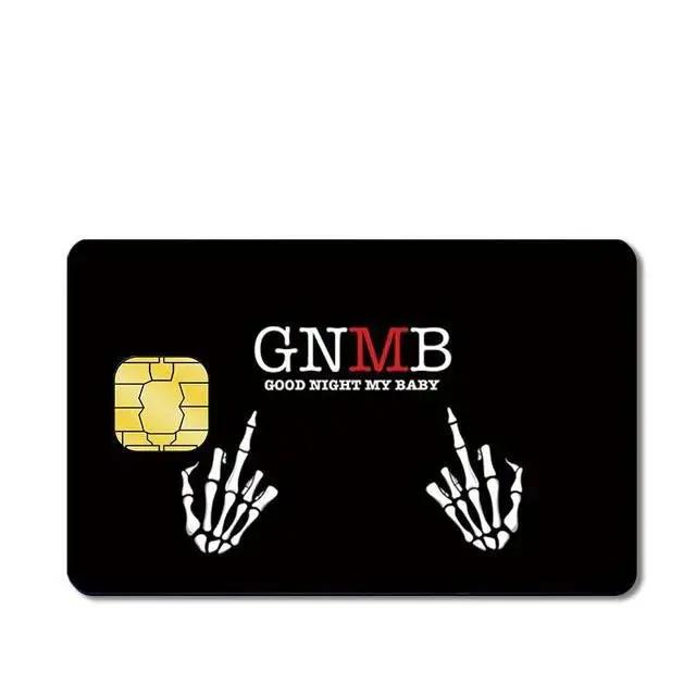 GNMB Custom Vinyl Credit Card Sticker