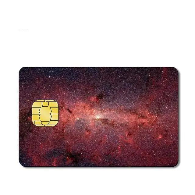 Universe Custom Vinyl Credit Card Sticker
