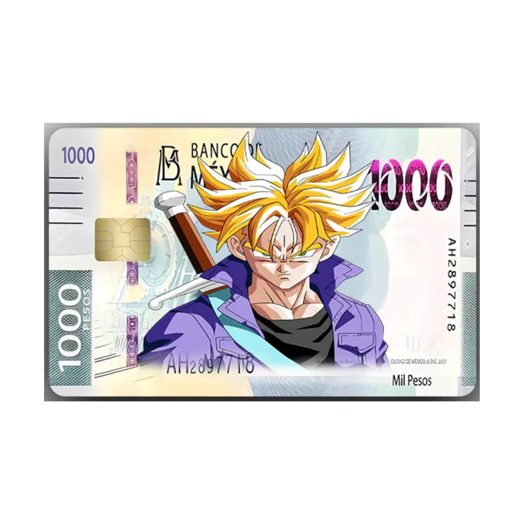 Dragon Ball Z Custom Vinyl Credit Card Sticker