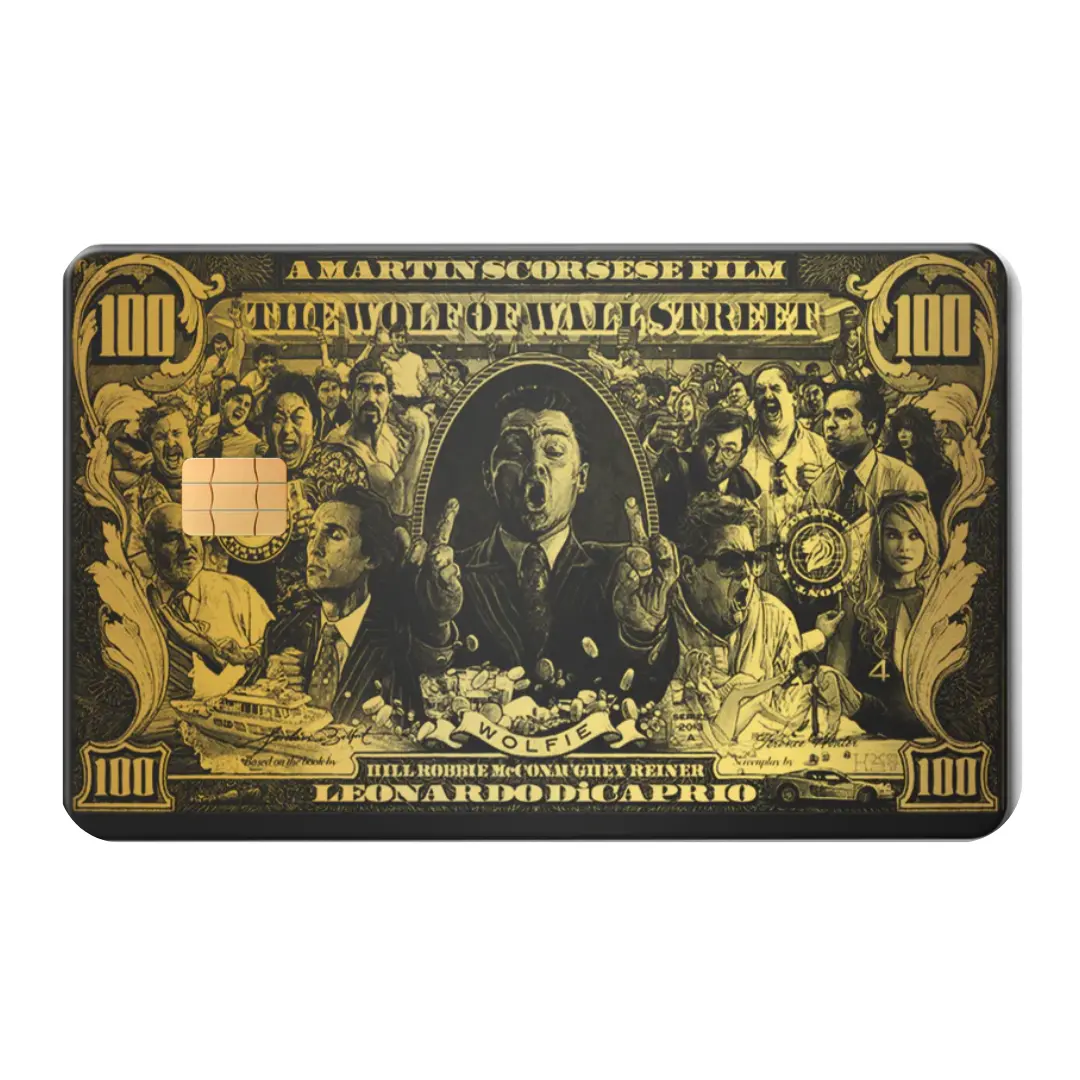 Epic Wall Street Sticker Custom Vinyl Credit Card Sticker