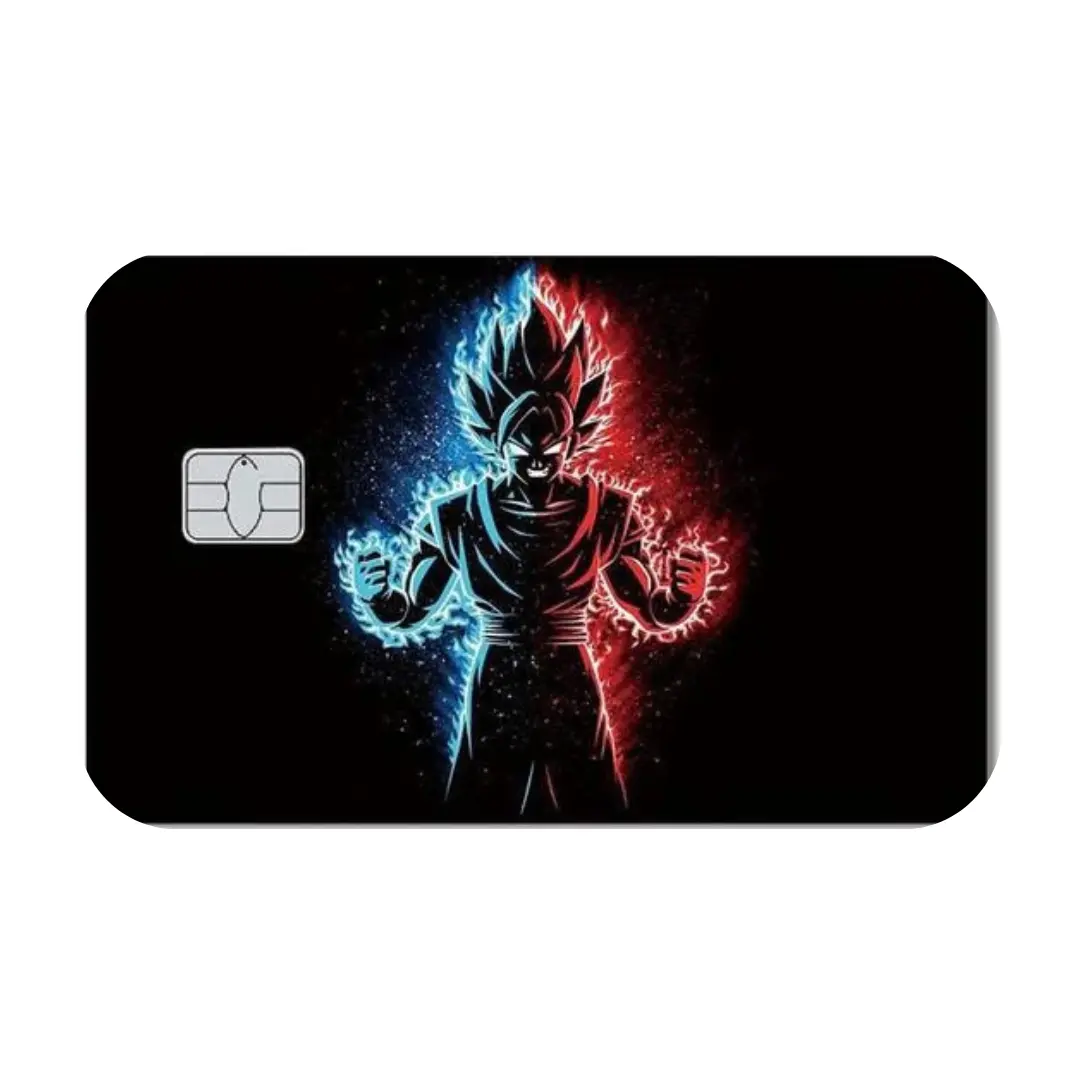 Dragon Ball Z - Super Sonic Custom Vinyl Credit Card Sticker