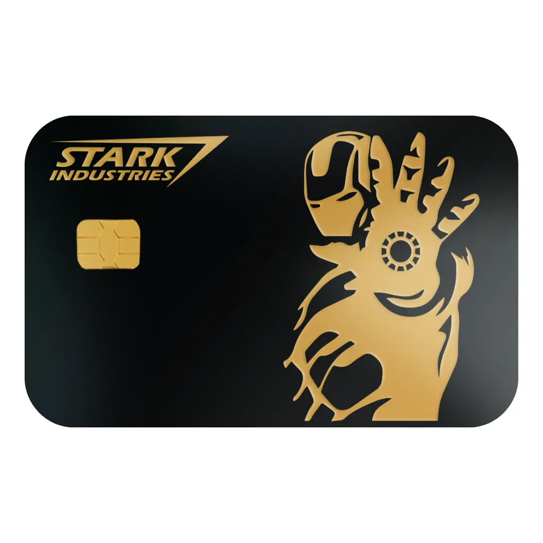 Stark Industries Custom Vinyl Credit Card Sticker