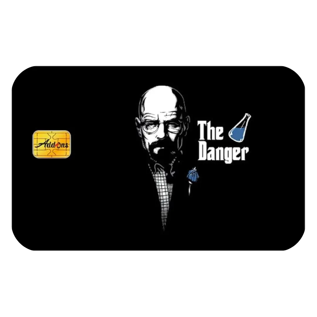 The Danger - Walter White Custom Vinyl Credit Card Sticker