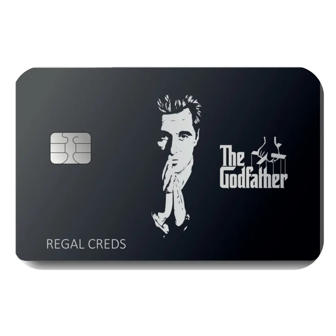 The God Father Custom Vinyl Credit Card Sticker